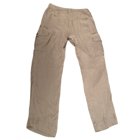 Free People Tan Sateen Pants - Women’s Size 0 - Picture 2 of 10